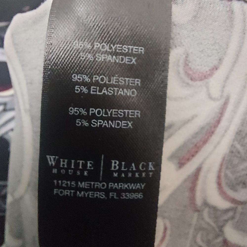 WHBM Scroll Pattern Dress - Picture 7 of 7